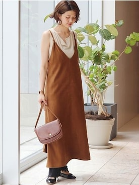 「IENA LA BOUCLE（イエナラブークル）のアイテム」を使った、KIMさん（レディース・165cm）の夏コーディネート