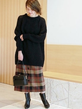 「IENA LA BOUCLE（イエナラブークル）のアイテム」を使った、KIMさん（レディース・165cm）の夏コーディネート