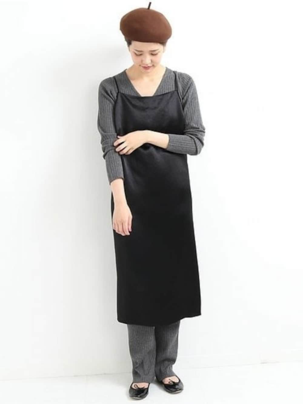 IENA LA BOUCLE サテンジャンパースカート IENA - IIENA LA BOUCLE