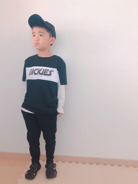 「HeM（ヘム）のアイテム」を使った、Skyblueさん（キッズ・110cm）の春コーディネート