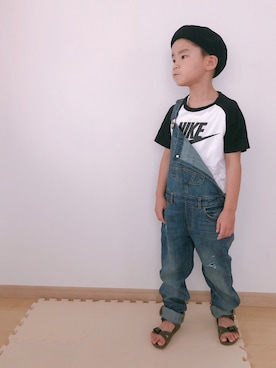 「アイテム（その他、ブラック系）」を使った、Skyblueさん（キッズ・104cm）の夏コーディネート