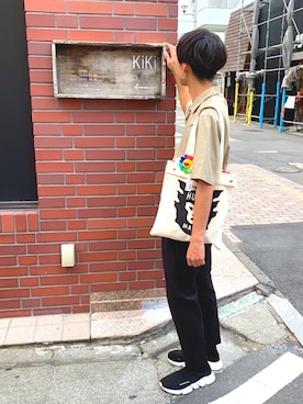 「スピードトレーナー」｜「アイテム（バッグ）」を使った、 SSS【相互フォロー】さん（メンズ・173cm）の夏コーディネート