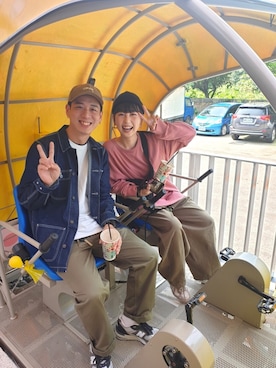 「Carhartt WIP（カーハートダブリューアイピー）のアイテム（ジャケット/アウター）」を使った、Humi.🇹🇼さん（レディース・160cm）の春コーディネート