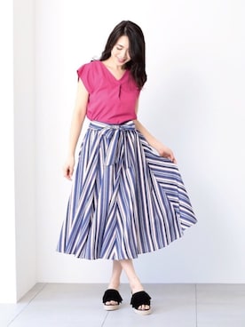 「ミューズリファインドクローズ」｜MEWS REFINED CLOTHES OFFICIALさん（レディース・162cm）の春コーディネート