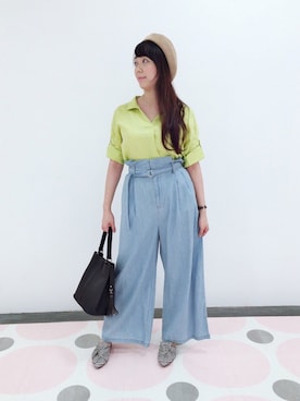 「ミューズリファインドクローズ」｜MEWS REFINED CLOTHES OFFICIALさん（レディース・159cm）の夏コーディネート