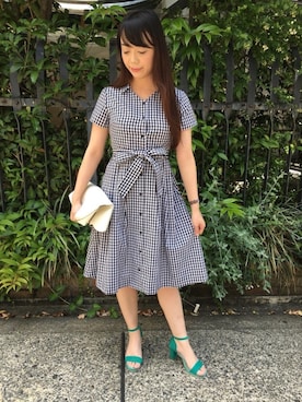 「ミューズリファインドクローズ」｜MEWS REFINED CLOTHES OFFICIALさん（レディース・159cm）の夏コーディネート