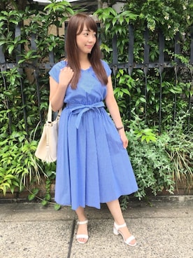 「MEW'S REFINED CLOTHES」｜「アイテム（ワンピース/ドレス）」を使った、MEWS REFINED CLOTHES OFFICIALさん（レディース・159cm）の夏コーディネート