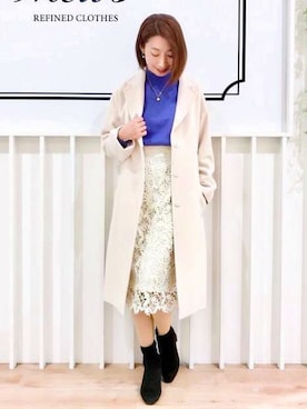 「ミューズリファインドクローズ」｜MEWS REFINED CLOTHES OFFICIALさん（レディース・159cm）の秋コーディネート