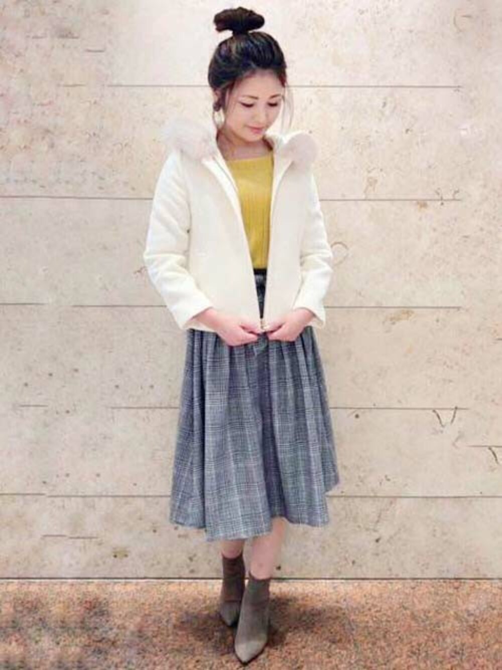 ミューズ リファインド クローズ　フードショートコート【新品】 MEW'S REFINED CLOTHES - ミューズ リファインド クローズ