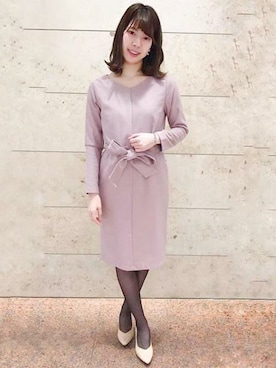 「ミューズ」｜MEWS REFINED CLOTHES OFFICIALさん（レディース・162cm）の冬コーディネート
