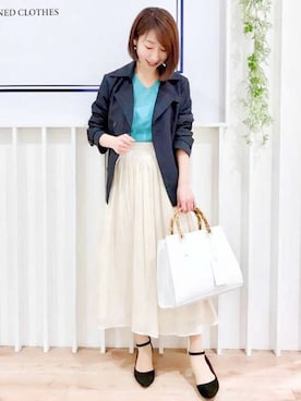「ミューズ」｜MEWS REFINED CLOTHES OFFICIALさん（レディース・159cm）の冬コーディネート