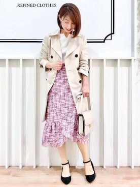 「ミューズ」｜MEWS REFINED CLOTHES OFFICIALさん（レディース・159cm）の春コーディネート