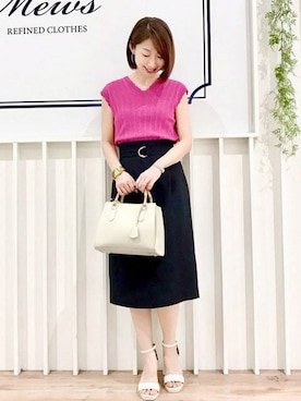「MEW'S REFINED CLOTHES」｜MEWS REFINED CLOTHES OFFICIALさん（レディース・159cm）の夏コーディネート
