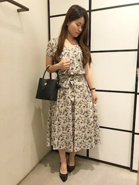 「とろみワンピース」｜MEWS REFINED CLOTHES OFFICIALさん（レディース・162cm）の夏コーディネート