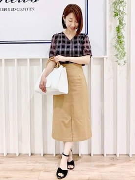 「MEW'S REFINED CLOTHES」｜MEWS REFINED CLOTHES OFFICIALさん（レディース・159cm）の夏コーディネート