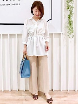 「MEW'S REFINED CLOTHES」｜MEWS REFINED CLOTHES OFFICIALさん（レディース・159cm）の夏コーディネート