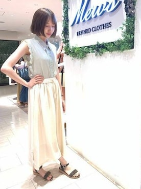 「MEW'S REFINED CLOTHES」｜MEWS REFINED CLOTHES OFFICIALさん（レディース・159cm）の夏コーディネート