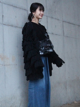 KURUMIさん(レディース・157cm)の冬コーディネート