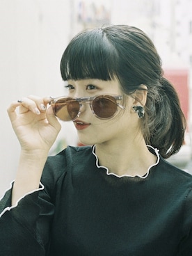 「730（ナナサンマル）のアイテム」を使った、KURUMIさん（レディース・157cm）の夏コーディネート