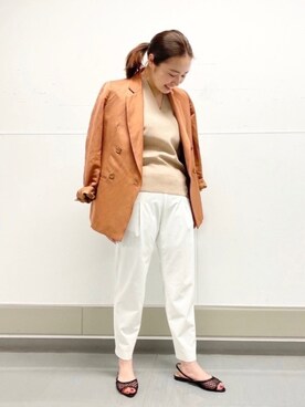 平沼 彩花さん(レディース・161cm)の春コーディネート