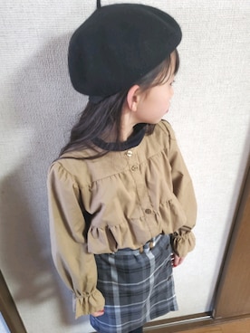 RiiAoさん（キッズ・122cm）の冬コーディネート