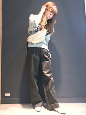 「GLOBAL WORK（グローバルワーク）のアイテム（ボディバッグ/ウエストポーチ）」を使った、mayu.【GLOBALWORK】さん（レディース・164cm）の夏コーディネート