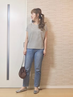 「部屋撮り」｜mayu.【GLOBALWORK】さん（レディース・164cm）の春コーディネート