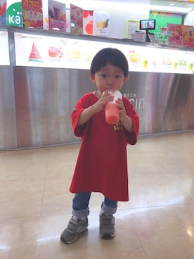 かなちょろさん（キッズ・74cm）の夏コーディネート