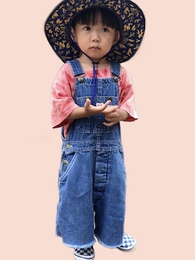 かなちょろさん（キッズ・100cm）の夏コーディネート