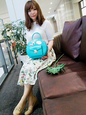 「tocco（トッコ）のアイテム（スカート）」を使った、shocoさん（レディース・145cm）の春コーディネート