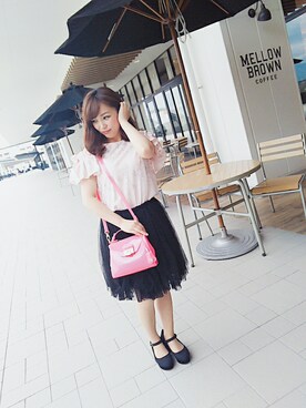 「tocco（トッコ）のアイテム（トップス）」を使った、shocoさん（レディース・145cm）の春コーディネート