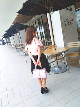 「tocco（トッコ）のアイテム（トップス）」を使った、shocoさん（レディース・145cm）の春コーディネート