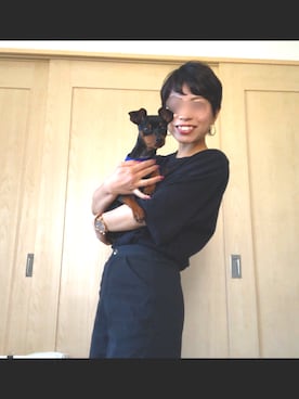 「BEAMS（ビームス）のアイテム（ピアス（両耳用））」を使った、ぺこびたさん（レディース・153cm）の春コーディネート