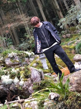「PLAYBOY（プレイボーイ）のアイテム（その他アウター）」を使った、TENさん（メンズ・176cm）の冬コーディネート
