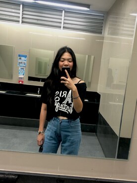 「ALBA（アルバ）のアイテム」を使った、Wipapond Jan Chenさん（レディース・167cm）の秋コーディネート