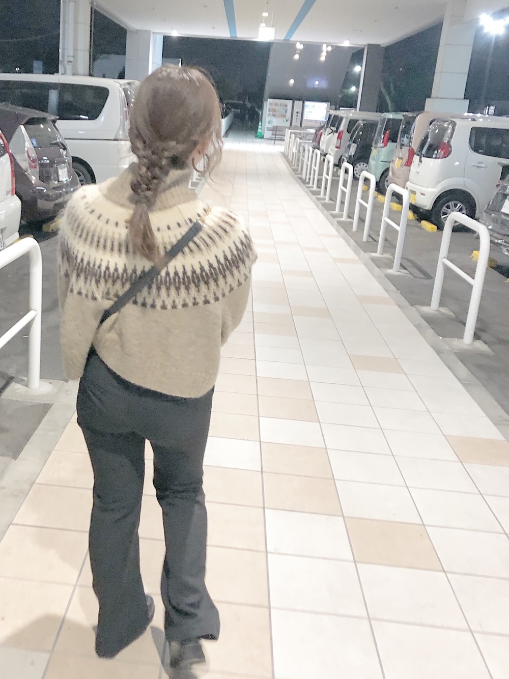 「オトナカジュアル、ブラウン、JEANASiS、おしゃれさんと繋がりたい」｜「JEANASISの3Gフェアアイルハイネックニット/857065（ニット/セーター、ブラウン系）」を使った、chanyuicodeさん（レディース・148cm）の冬コーディネートの1枚目の写真