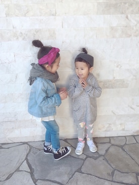 KONBUさん（キッズ・100cm）の冬コーディネート