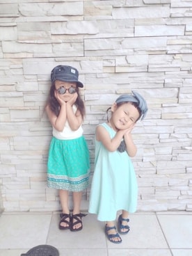 KONBUさん（キッズ・100cm）の春コーディネート