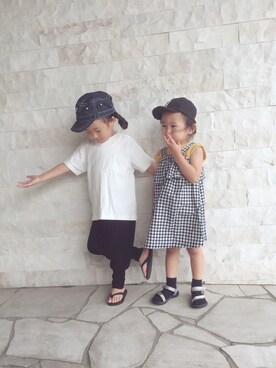 KONBUさん（キッズ・100cm）の夏コーディネート