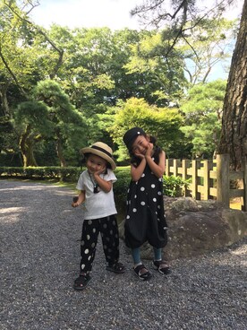 「Grand garcon（グランギャルソン）のアイテム」を使った、KONBUさん（キッズ・100cm）の夏コーディネート