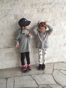 KONBUさん（キッズ・110cm）の春コーディネート