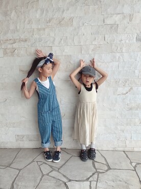 KONBUさん（キッズ・110cm）の夏コーディネート