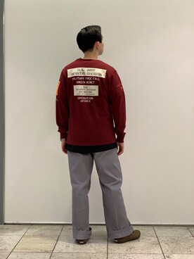 「long sleeve」｜Shøwさん（メンズ・170cm）の夏コーディネート