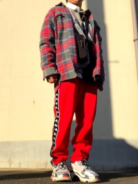 「Ghost（ゴースト）のアイテム」を使った、Yuki Hshimoto Designさん（メンズ・159cm）の冬コーディネート