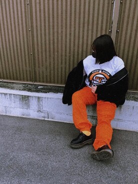 「STUDIO SEVEN（スタジオ セブン）のアイテム」を使った、⛓🦋🖤さん（レディース・158cm）の春コーディネート