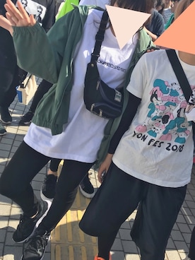 「ライブ」｜「アイテム（その他アウター）」を使った、せんせい◯さん（レディース・158cm）の春コーディネート