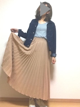 「TYPE-C-80’S-3CONDITION（タイプシーエイティーズスリーコンディション）のアイテム」を使った、misaさん（レディース・161cm）の秋コーディネート