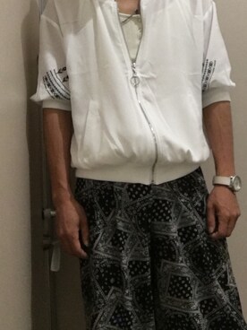 「VENCEEXCHANGE（ヴァンスエクスチェンジ）のアイテム（ブルゾン）」を使った、おささん（メンズ・168cm）の春コーディネート