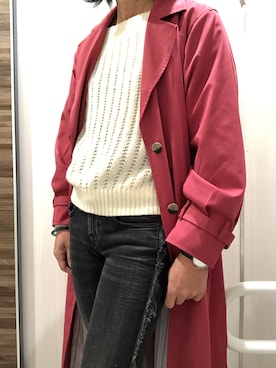 「SLY（スライ）のアイテム（その他アウター）」を使った、おささん（メンズ・168cm）の冬コーディネート