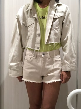 「SLY（スライ）のアイテム（その他アウター）」を使った、おささん（メンズ・168cm）の夏コーディネート